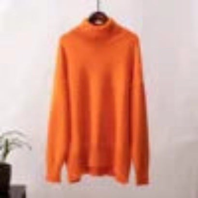 Women’s High Turtleneck Wool Knit Sweater
