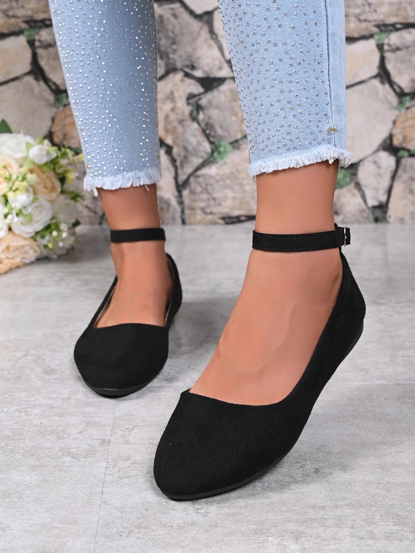Women Retro Mary Jane Flat Shoes