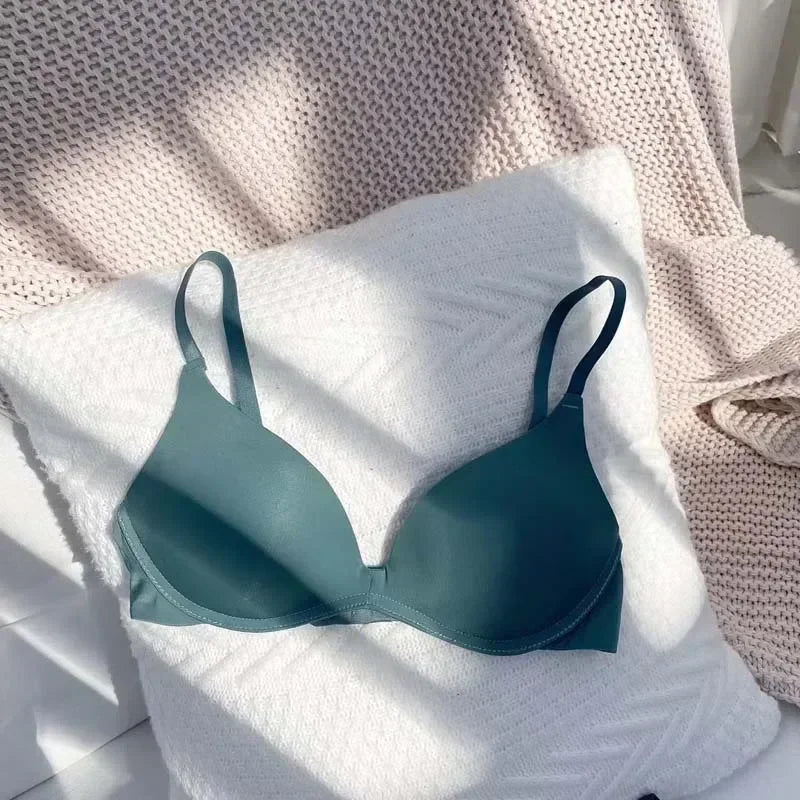 Women Backless Bras for Female Seamless Underwear Lingerie 3/4 Cup Bralette Top Wireless Brassiere Intimates Comfort T Shirt Bra