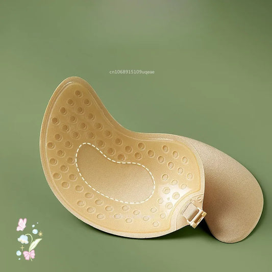 Invisible Strapless Push-Up Adhesive Bra – Seamless Silicone Stick-On Lingerie for Women