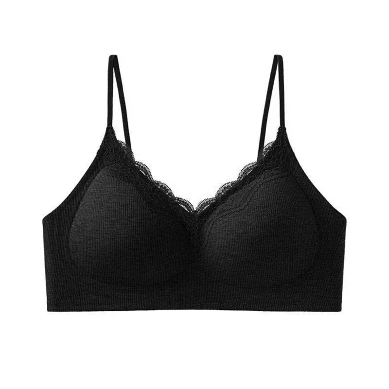 Seamless Underwear for Women, Thin Style, No Steel Ring, Beautiful Back, Big Chest, Small Chest, Push-up Sleeping Bra