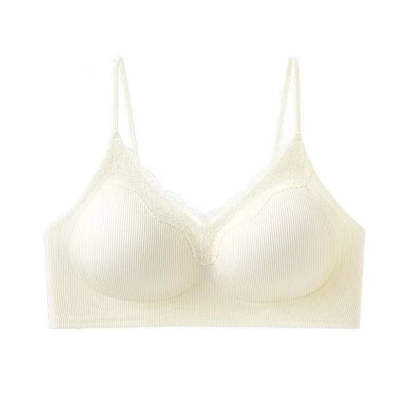 Seamless Underwear for Women, Thin Style, No Steel Ring, Beautiful Back, Big Chest, Small Chest, Push-up Sleeping Bra