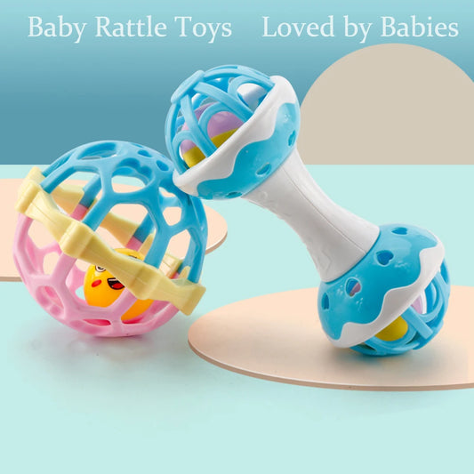 Baby Rattle Toy – Sensory & Fine Motor Development Toy for Infants 3–12 Months.