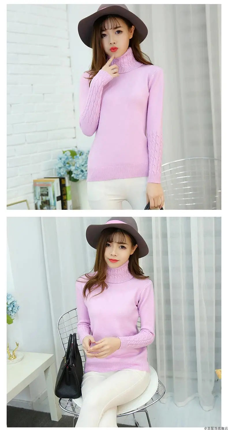 Women’s Cashmere Knit Sweater – Soft Warm Autumn & Winter Pullover Jumper