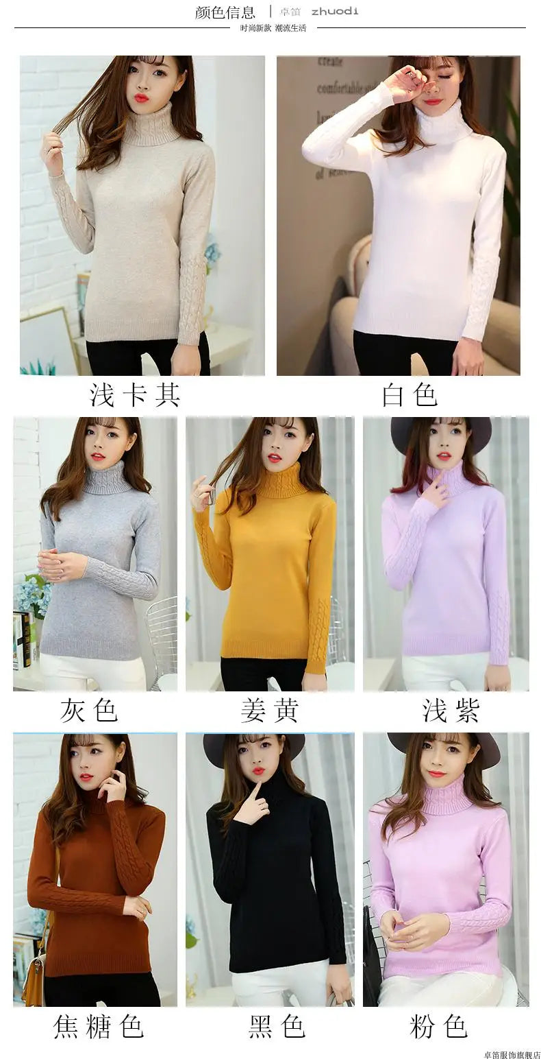 Women’s Cashmere Knit Sweater – Soft Warm Autumn & Winter Pullover Jumper