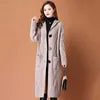 Women’s Hooded Knitted Cardigan Coat – Thick Long Winter Sweater Jacket