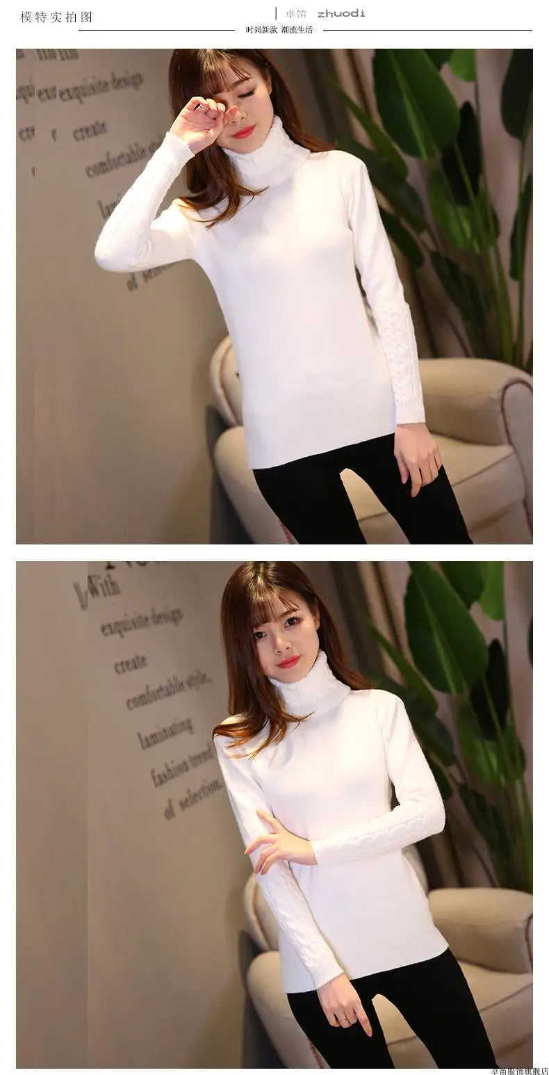 Women’s Cashmere Knit Sweater – Soft Warm Autumn & Winter Pullover Jumper