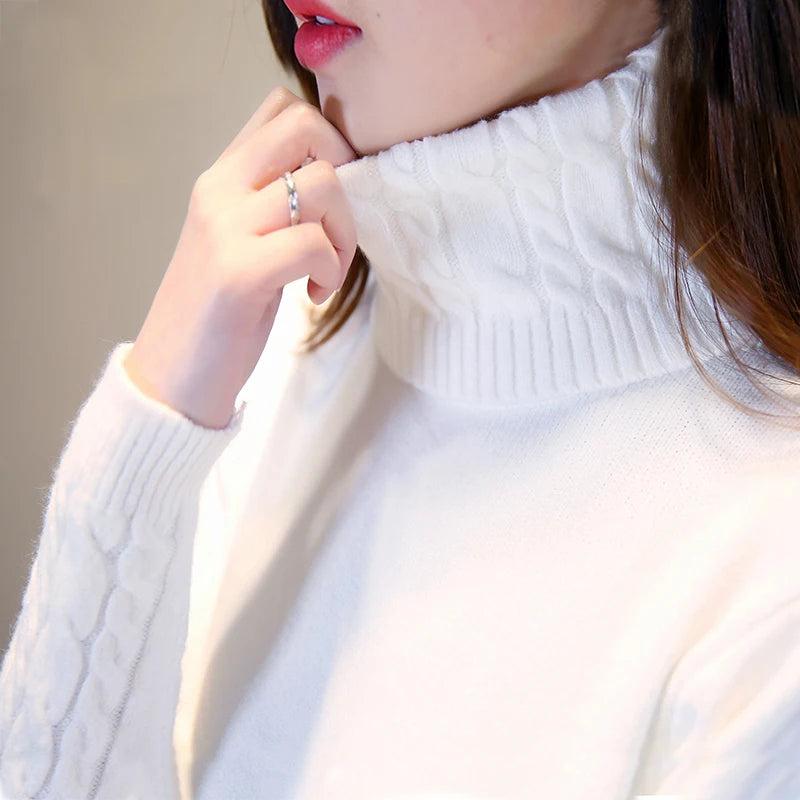Women’s Cashmere Knit Sweater – Soft Warm Autumn & Winter Pullover Jumper
