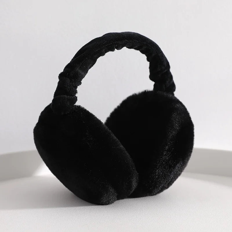 Soft Plush Winter Ear Muffs – Warm Ear Cover for Outdoor Cold Protection