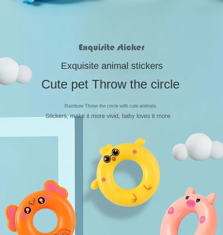 Stacking Cup Pyramid Toy – Montessori Educational Toy for Babies 0–12 Months, Perfect for Bath, Beach & Playtime.