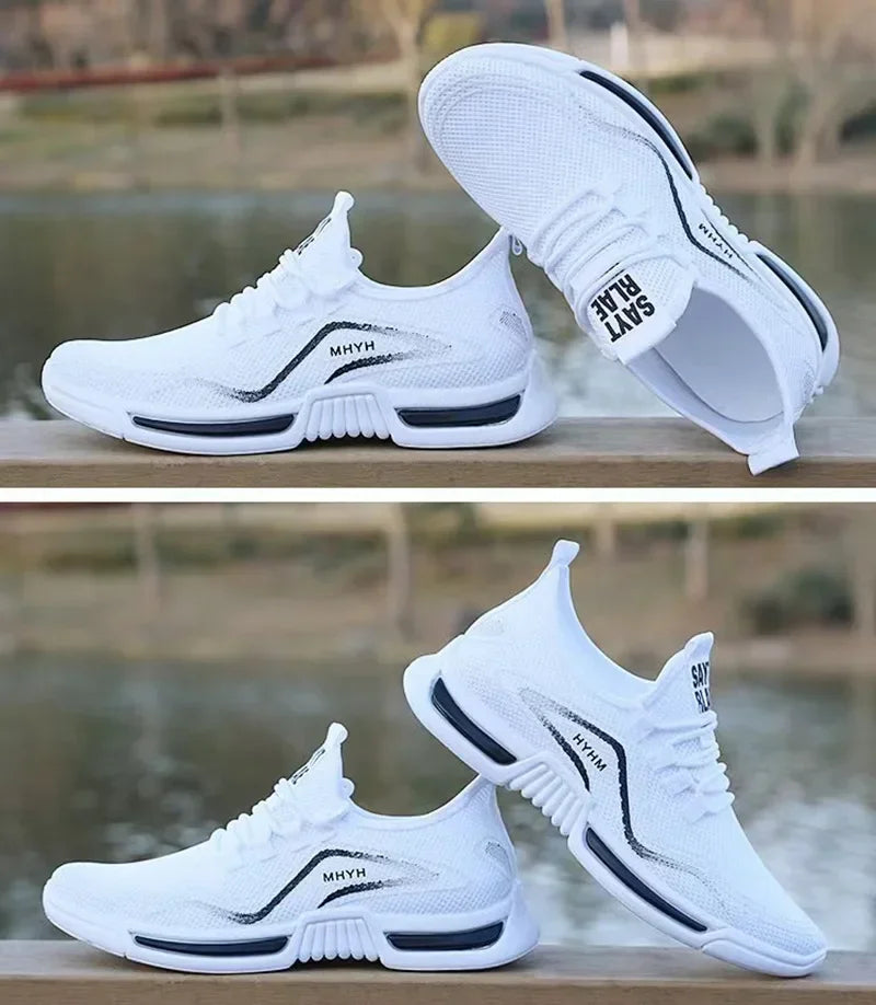 Men’s Slip-On Sport Sneakers – Breathable Running & Training Shoes