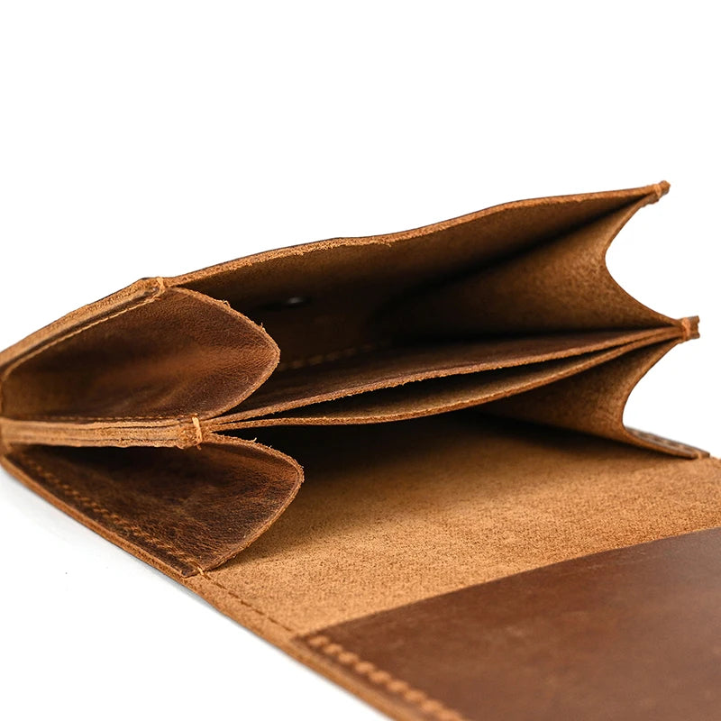 Vintage Genuine Leather Coin & Card Purse