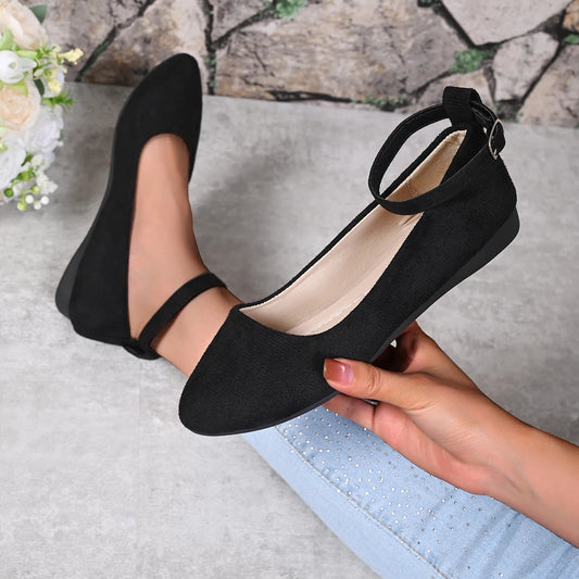 Women Retro Mary Jane Flat Shoes