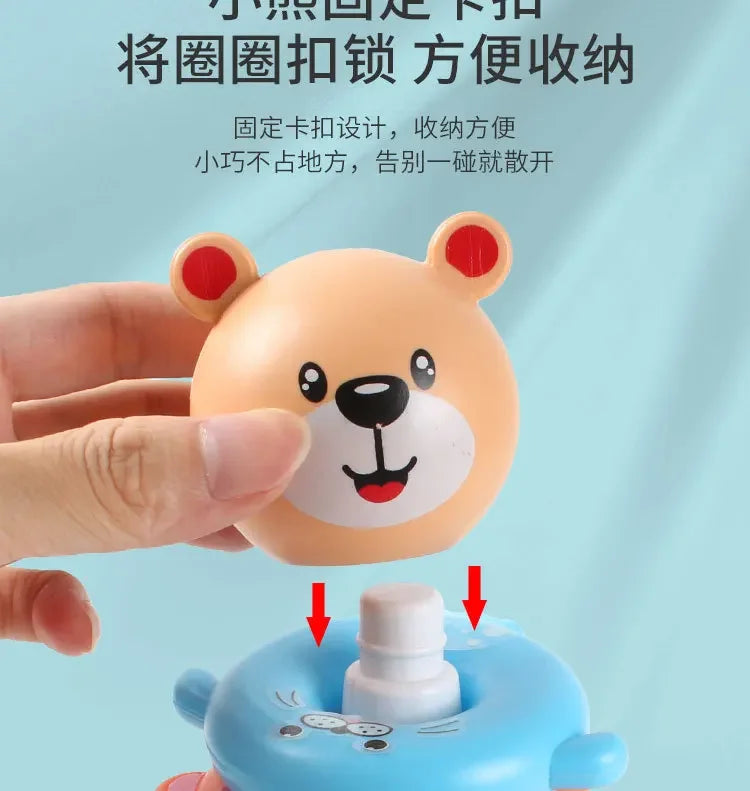 Stacking Cup Pyramid Toy – Montessori Educational Toy for Babies 0–12 Months, Perfect for Bath, Beach & Playtime.