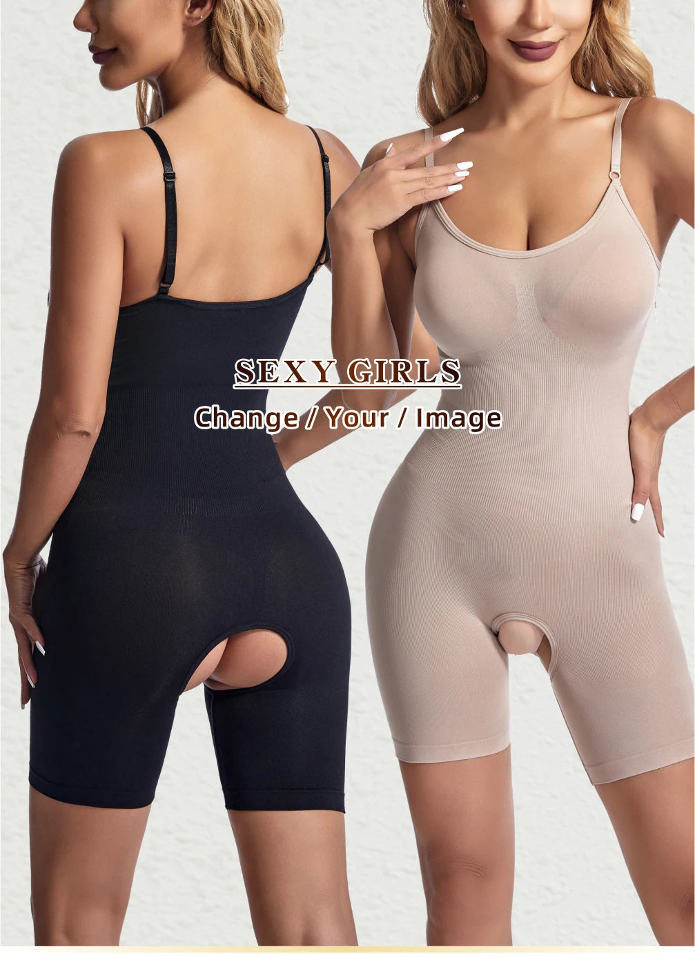 Bodysuit Shapewear Women Tummy Control Full Body Shaper Slimming Sheath Butt Lifter Push Up Thigh Slimmer Abdomen Shapers Corset
