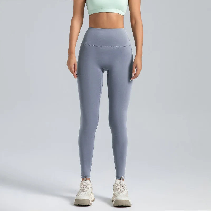 Women High Waist No-T Line Hip Lift Leggings