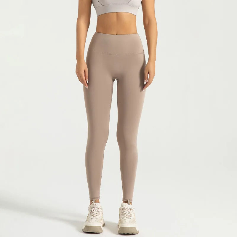 Women High Waist No-T Line Hip Lift Leggings