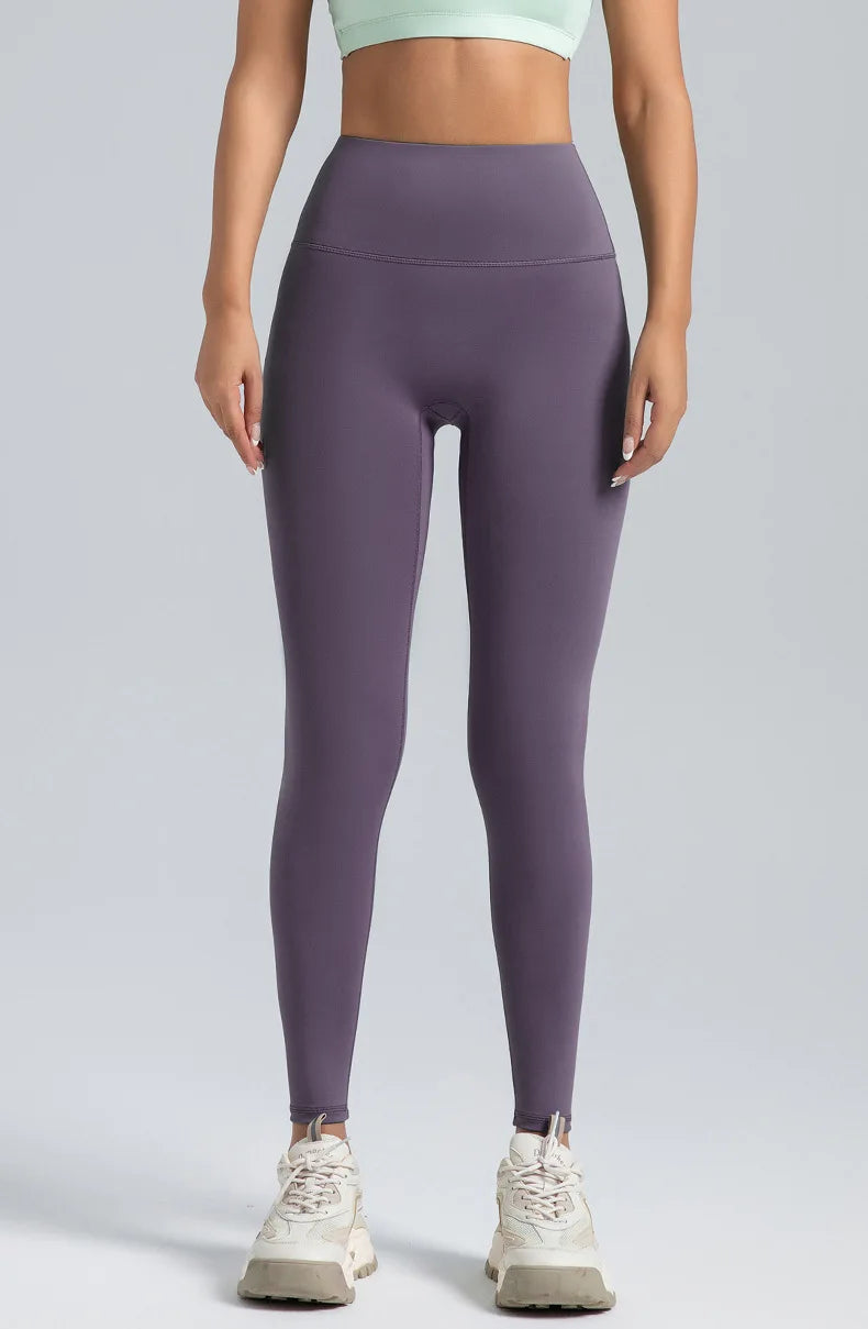 Women High Waist No-T Line Hip Lift Leggings