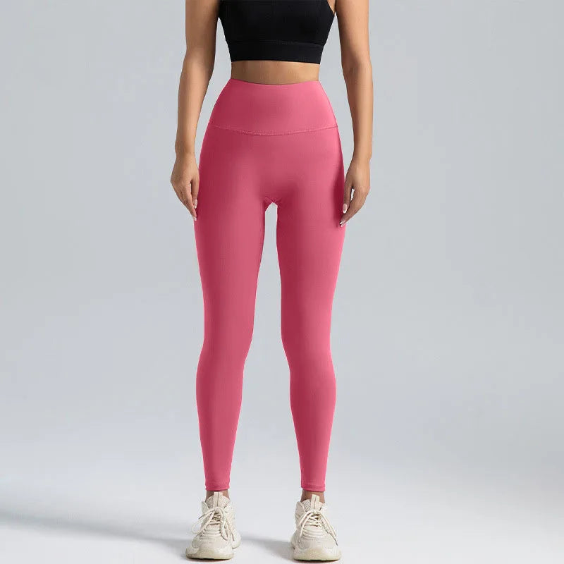 Women High Waist No-T Line Hip Lift Leggings