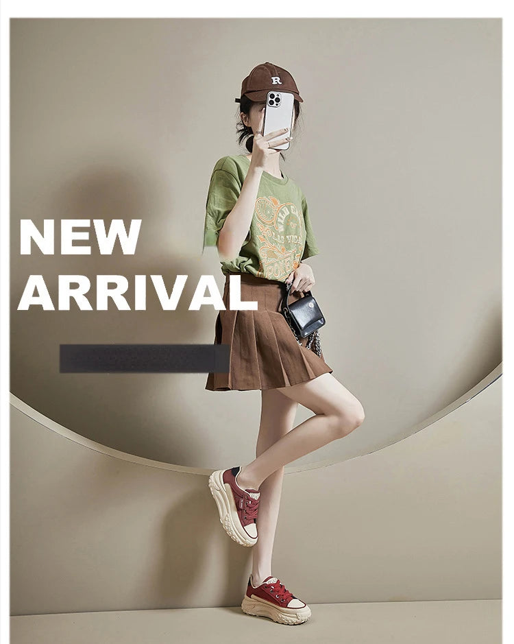 Women’s Platform Fashion Sneakers – High Quality Anti-Slip Casual Sport Shoes