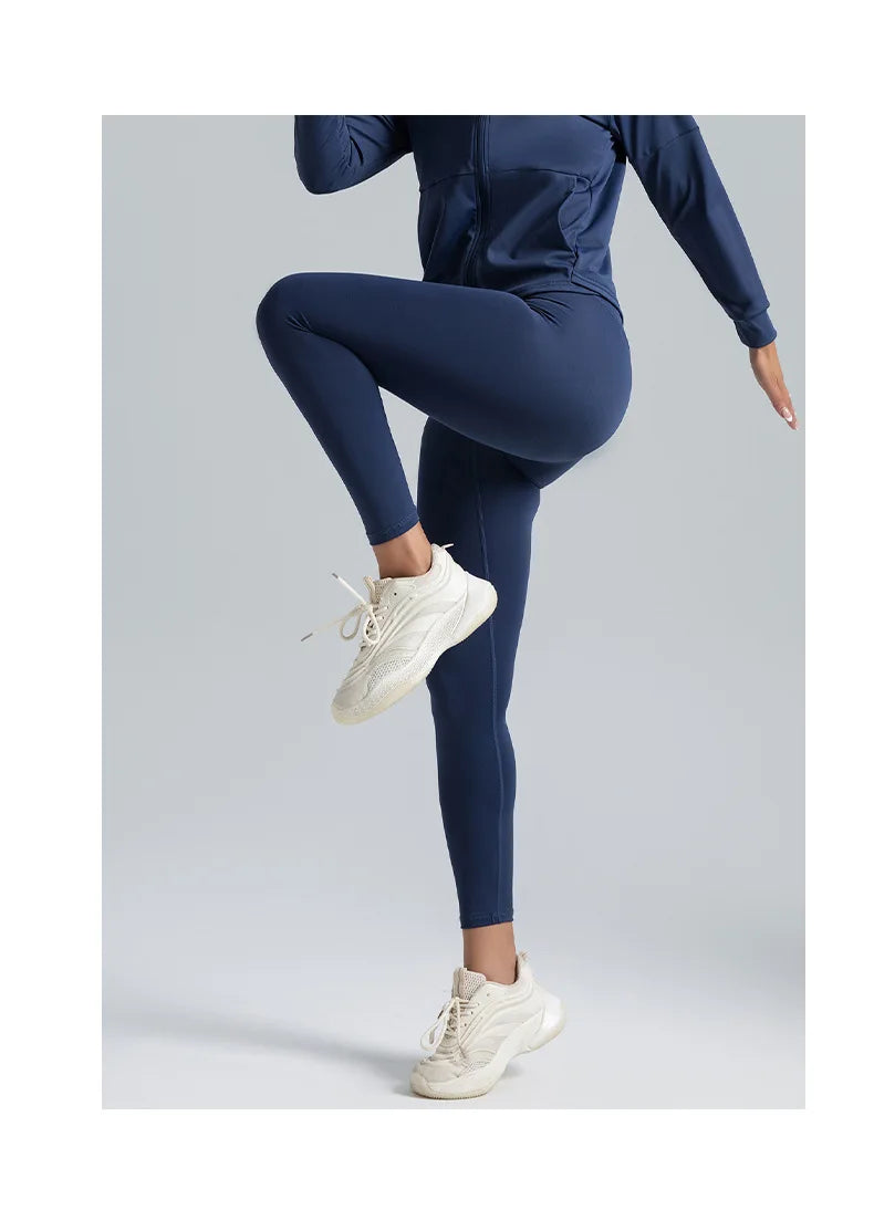 Women High Waist No-T Line Hip Lift Leggings
