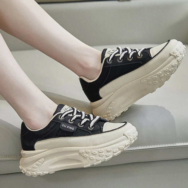 Women’s Platform Fashion Sneakers – High Quality Anti-Slip Casual Sport Shoes