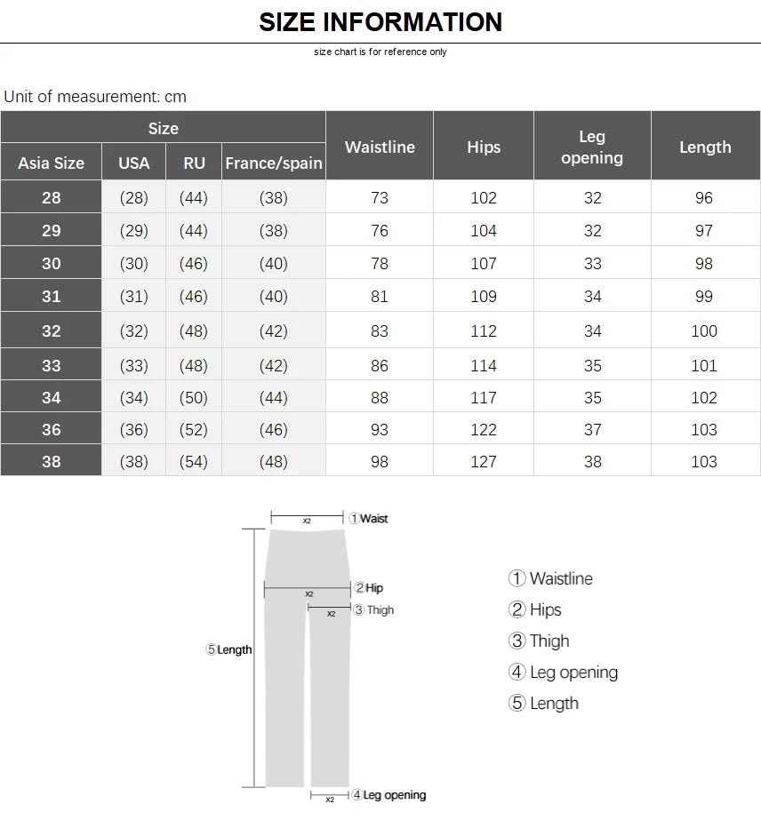 Men’s Tapered Jeans – Streetwear Slim Fit Vintage Denim Pants (Blue)