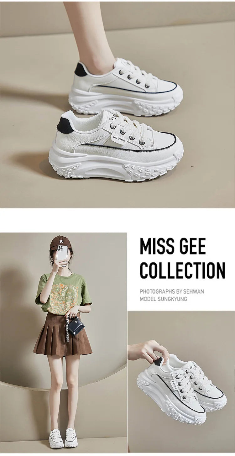 Women’s Platform Fashion Sneakers – High Quality Anti-Slip Casual Sport Shoes
