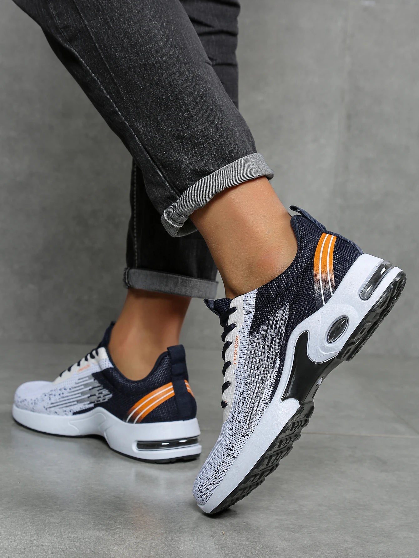 Stylish Men’s Casual Sneakers – Designer Look, Lightweight Everyday Shoes