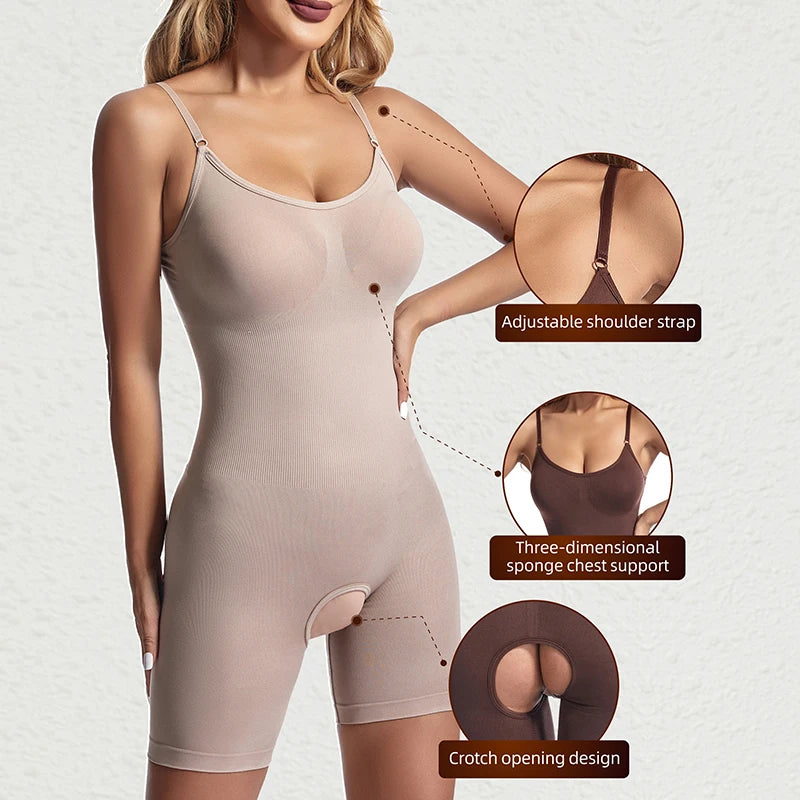 Bodysuit Shapewear Women Tummy Control Full Body Shaper Slimming Sheath Butt Lifter Push Up Thigh Slimmer Abdomen Shapers Corset