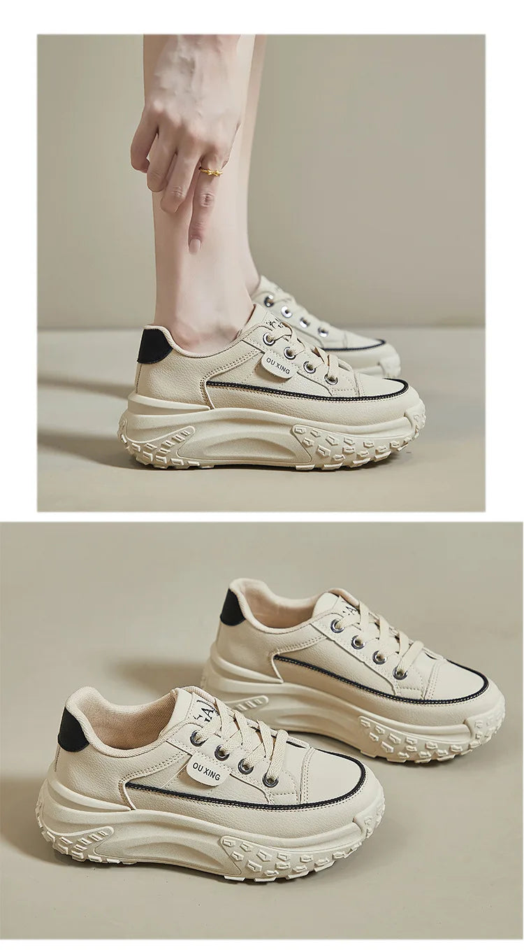 Women’s Platform Fashion Sneakers – High Quality Anti-Slip Casual Sport Shoes