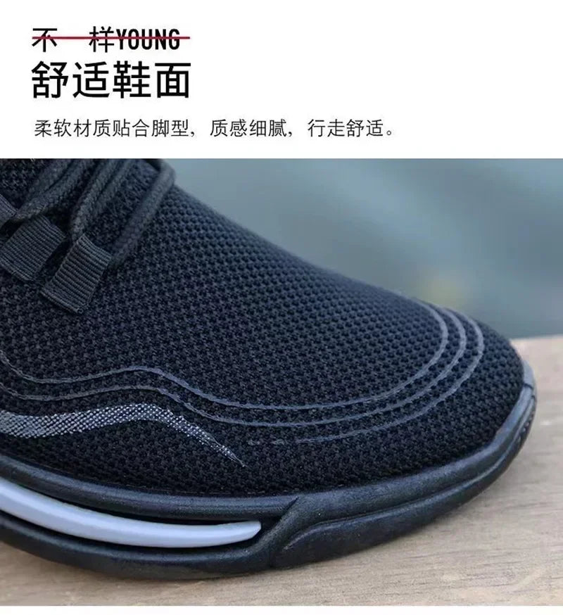 Men’s Slip-On Sport Sneakers – Breathable Running & Training Shoes