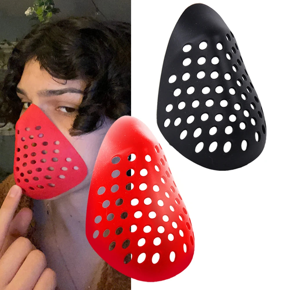 Silicone Half Face Mask – Cosplay & Outdoor Protective Balaclava Cover