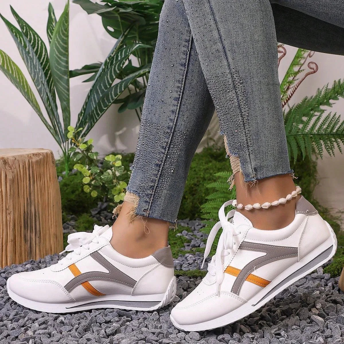 Women's Lightweight Casual Sneakers – Fashion All-Match Comfort Running Shoes