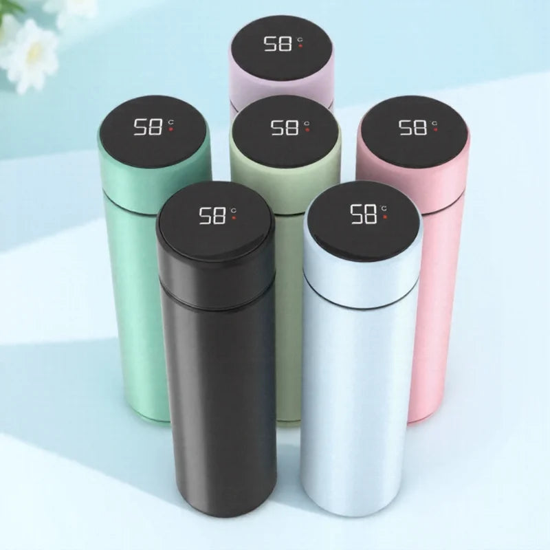 500ml Smart Thermos Bottle – LED Temperature Display Stainless Steel Flask