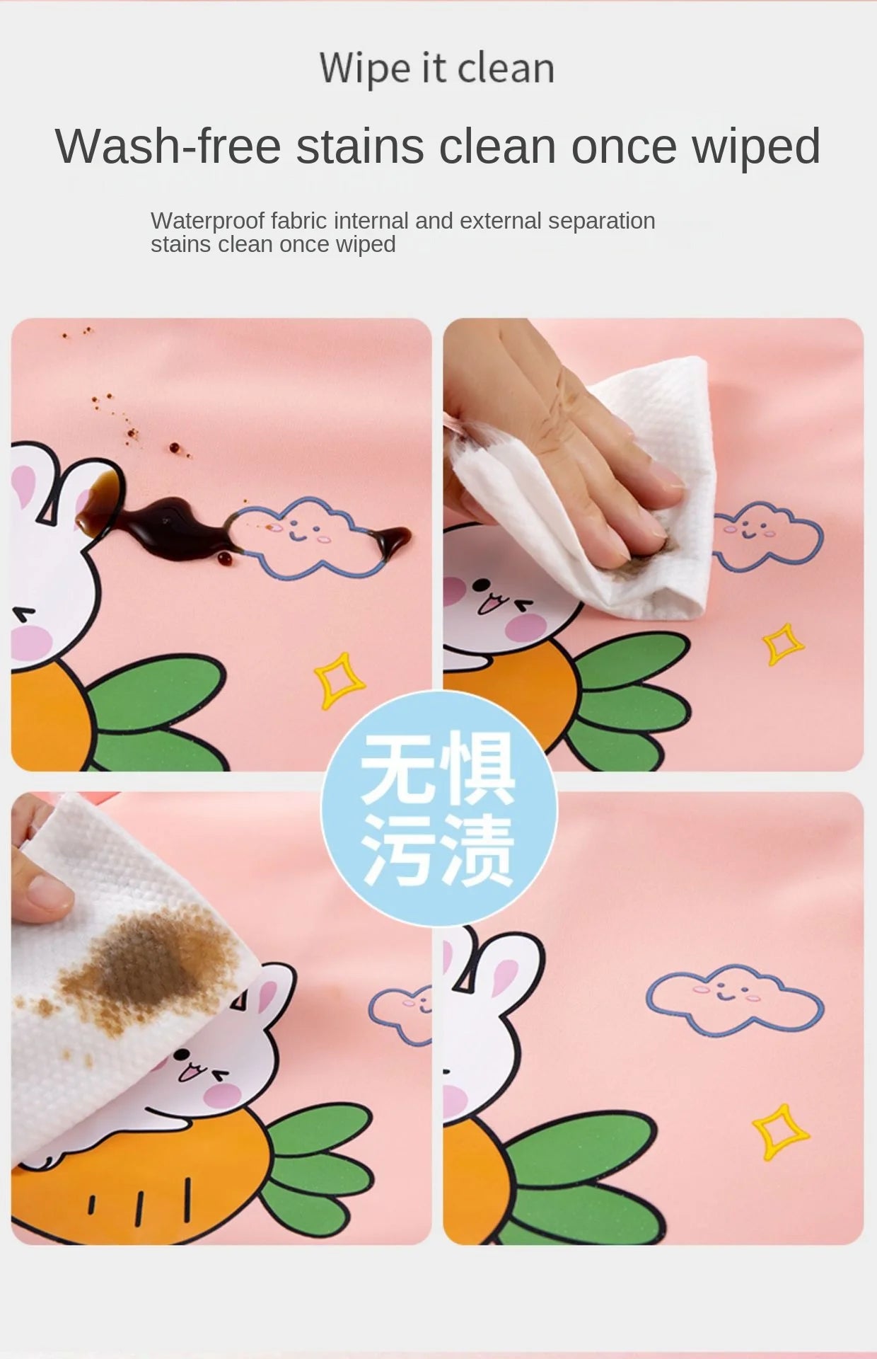 Waterproof Painting Bib – Baby Art Smock & Feeding Gown