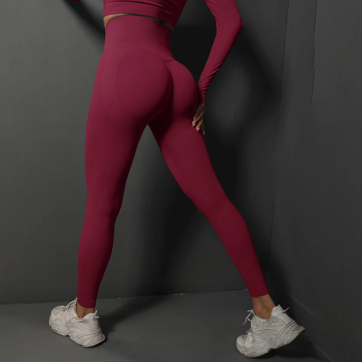 Women Seamless High Waist Booty Lift Leggings