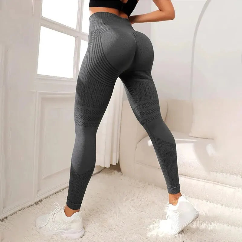 Women High Waist Seamless Fitness Leggings