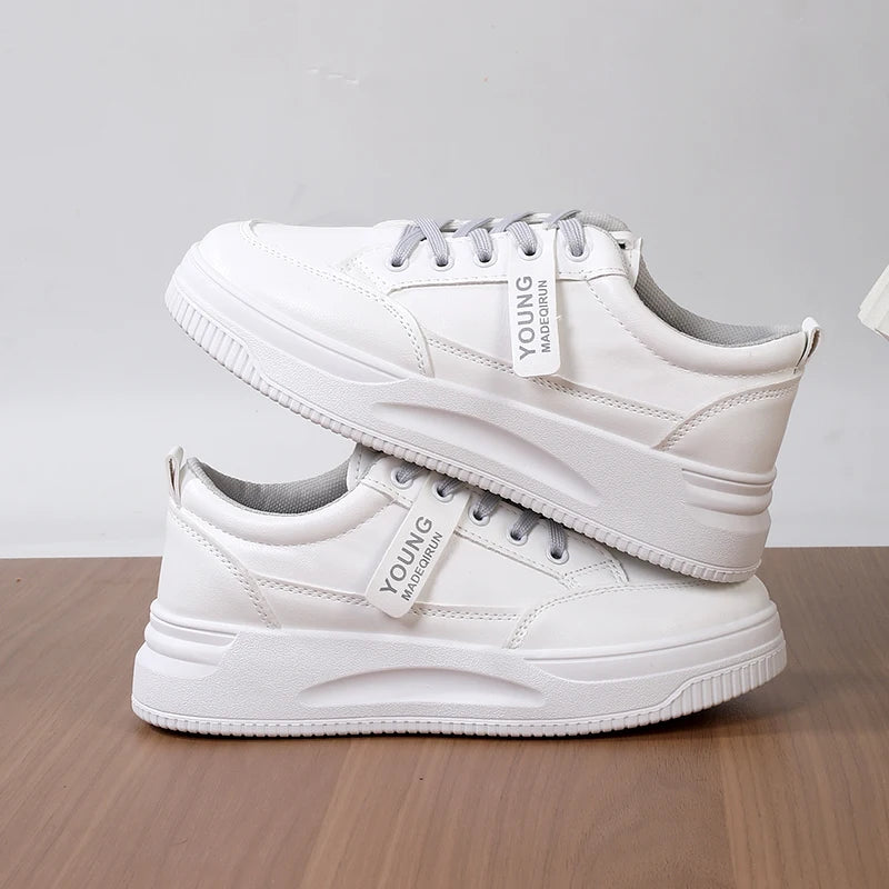 Women Soft Sole White Casual Sneakers