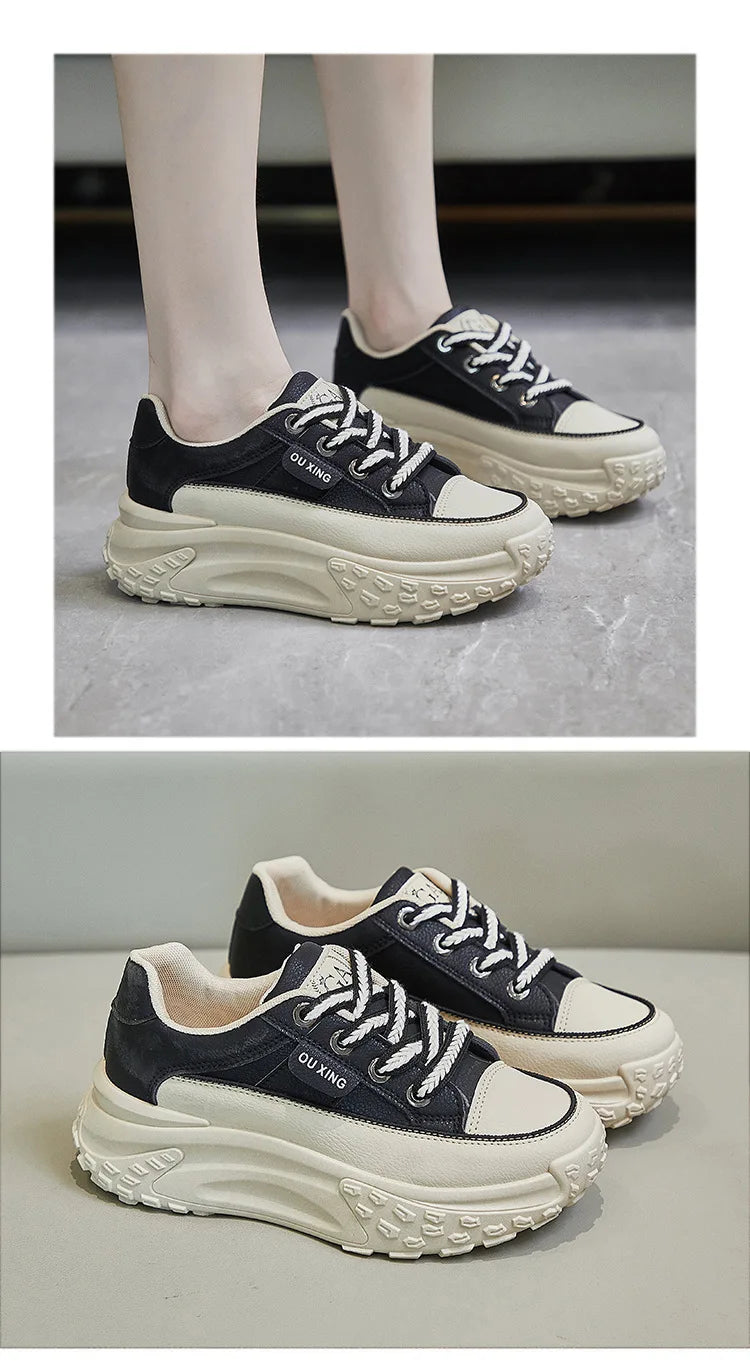 Women’s Platform Fashion Sneakers – High Quality Anti-Slip Casual Sport Shoes