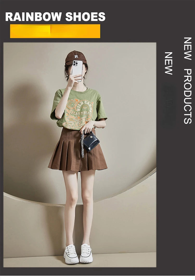 Women’s Platform Fashion Sneakers – High Quality Anti-Slip Casual Sport Shoes