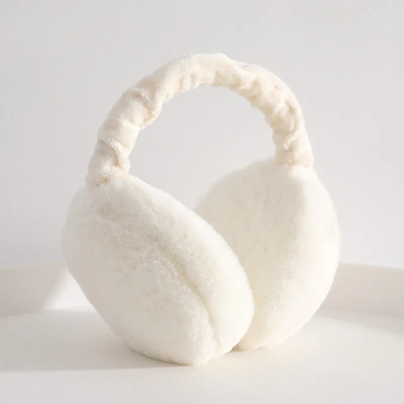 Soft Plush Winter Ear Muffs – Warm Ear Cover for Outdoor Cold Protection