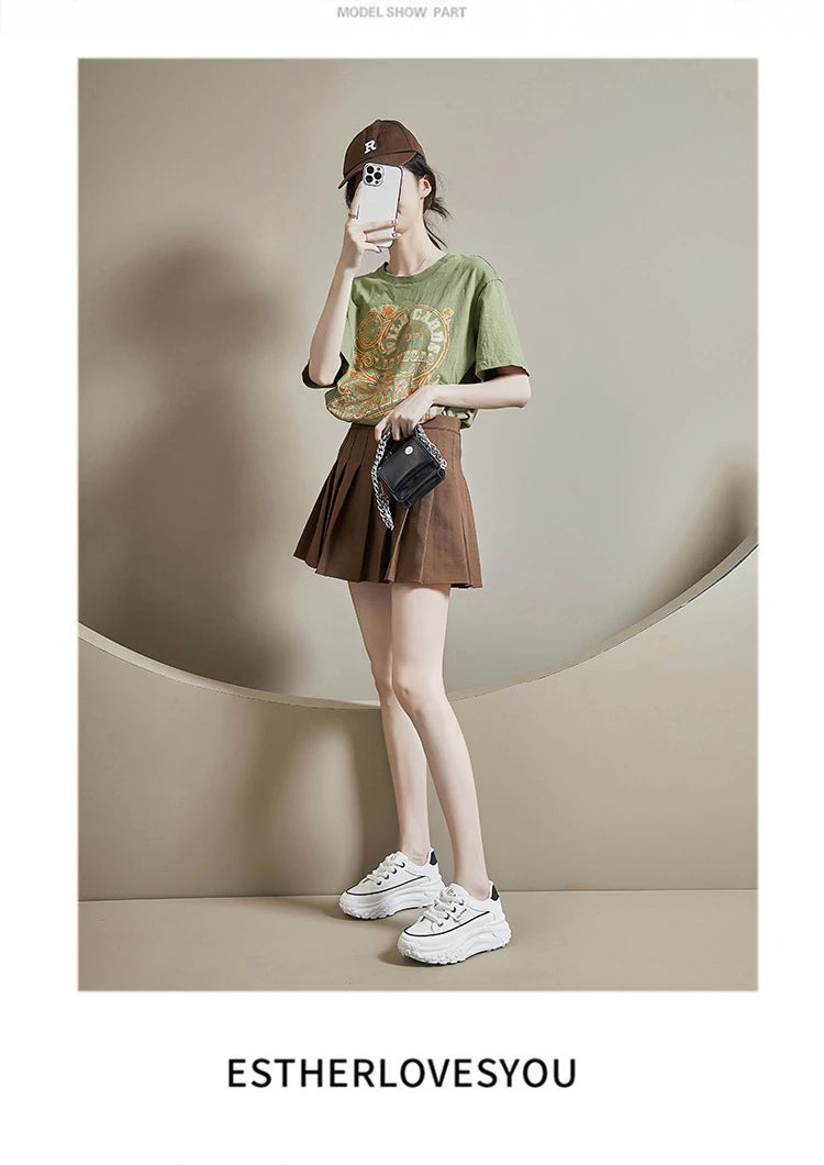 Women’s Platform Fashion Sneakers – High Quality Anti-Slip Casual Sport Shoes