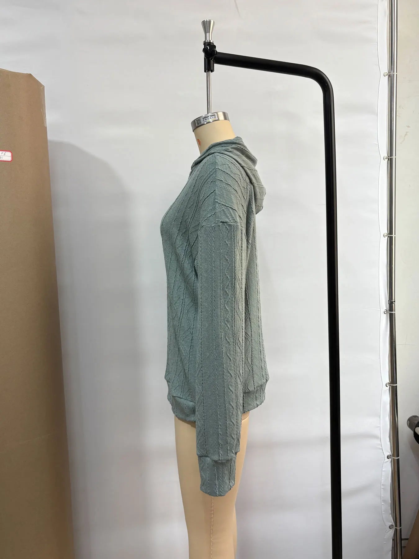 Women’s Hooded Long-Sleeve T-Shirt – Casual Solid Color Top