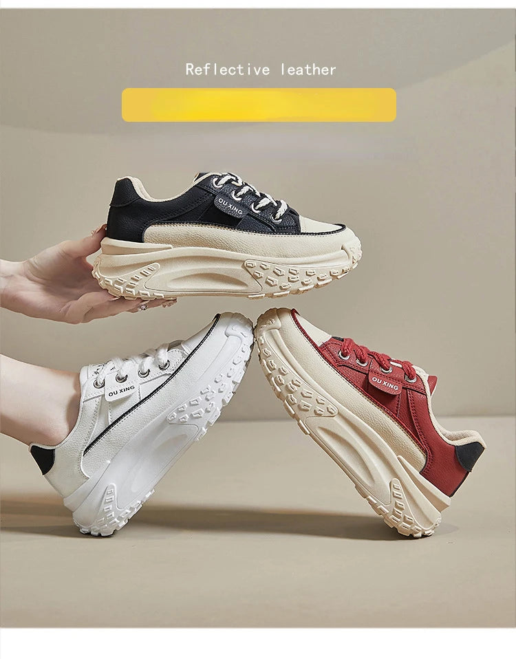 Women’s Platform Fashion Sneakers – High Quality Anti-Slip Casual Sport Shoes