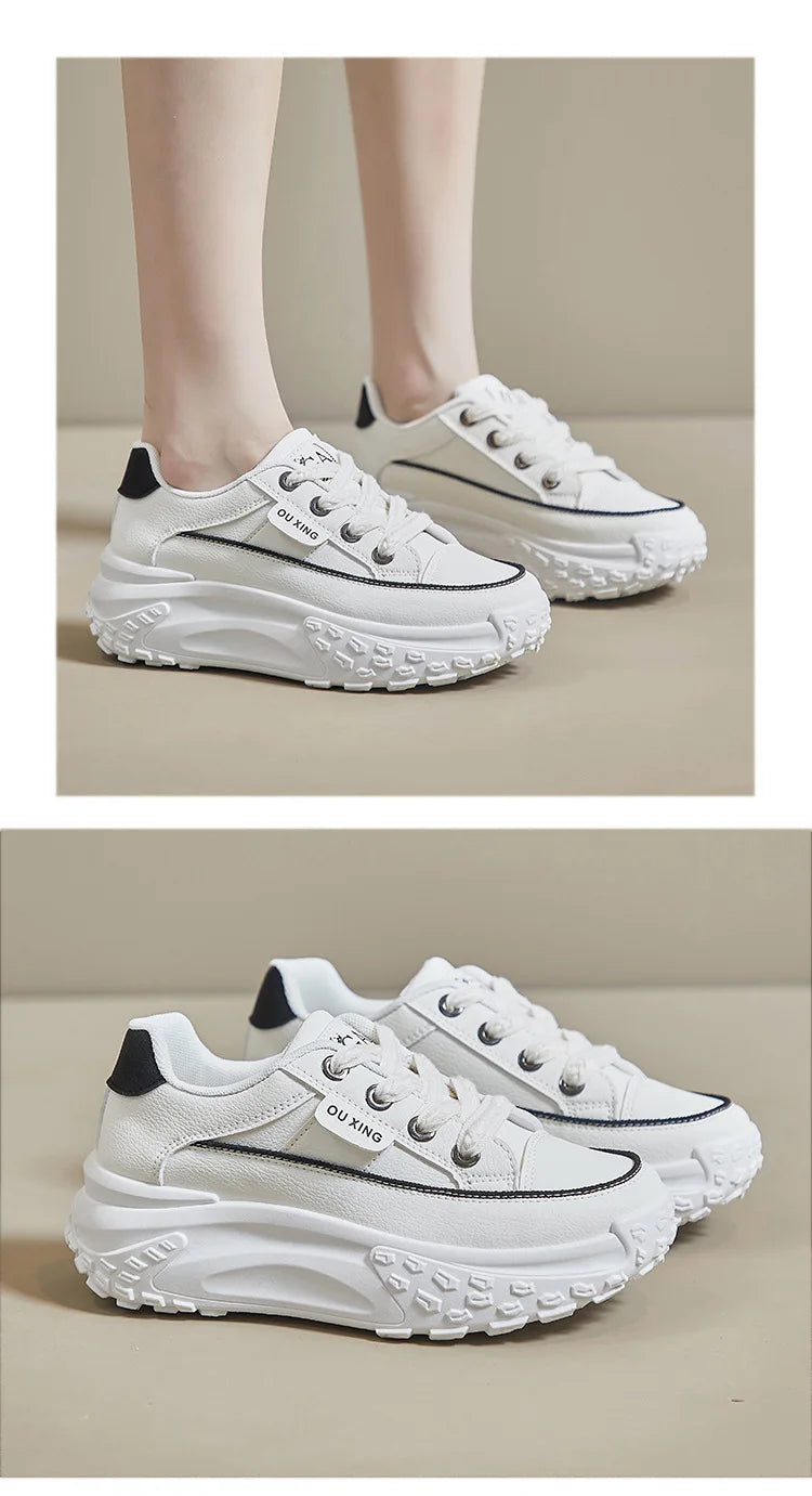 Women’s Platform Fashion Sneakers – High Quality Anti-Slip Casual Sport Shoes