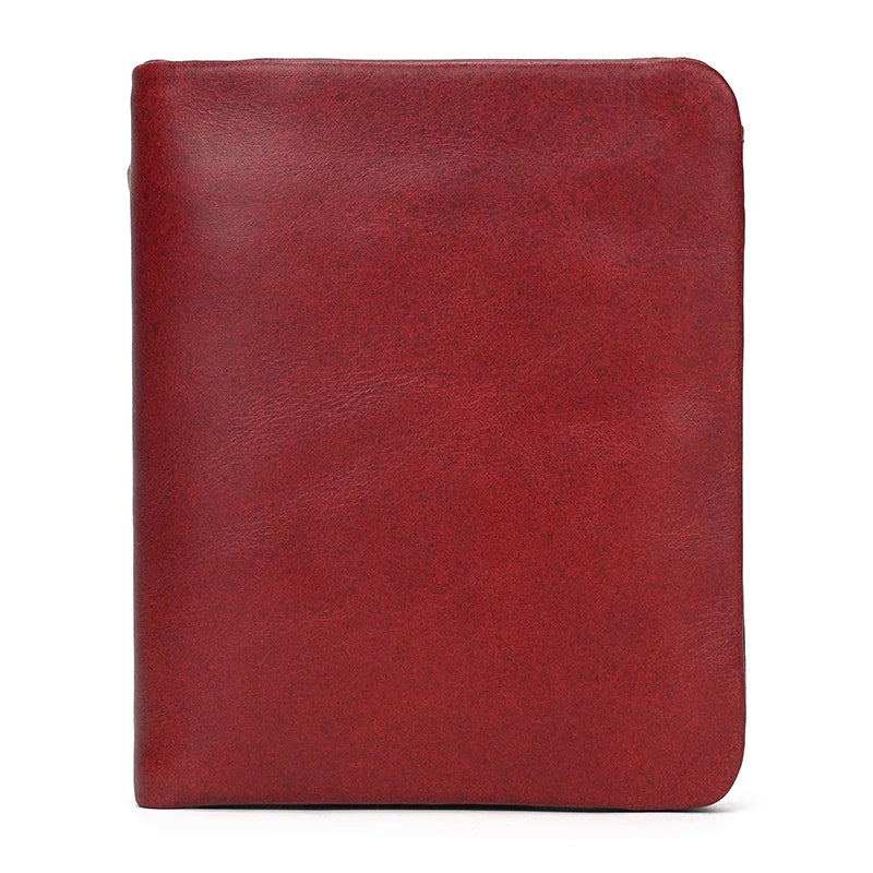 Luufan Men’s Genuine Leather Bifold Wallet – Compact Card & Coin Holder