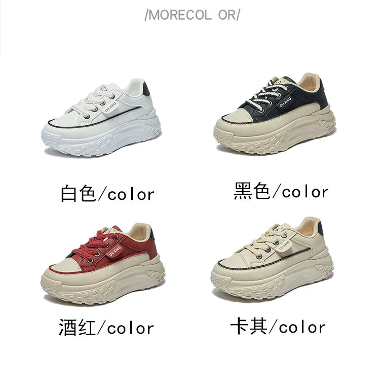 Women’s Platform Fashion Sneakers – High Quality Anti-Slip Casual Sport Shoes