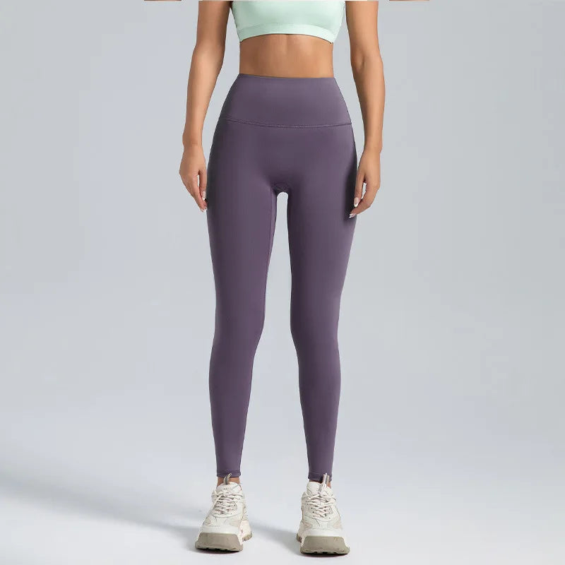 Women High Waist No-T Line Hip Lift Leggings