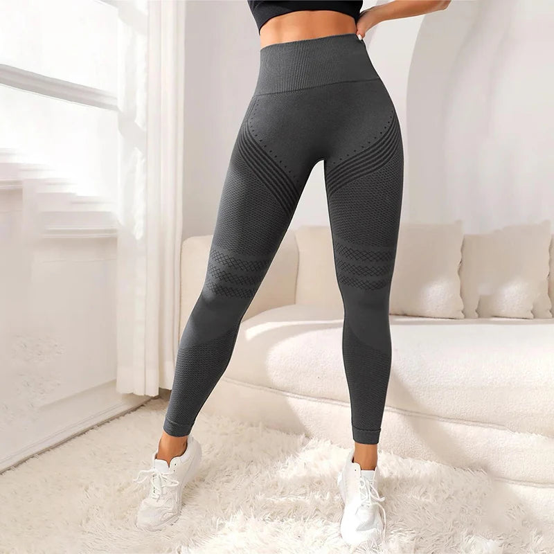 Women High Waist Seamless Fitness Leggings